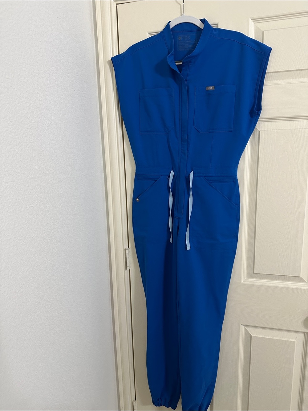 Figs Royal Blue Rafaela - Cargo ScrubJumpsuit